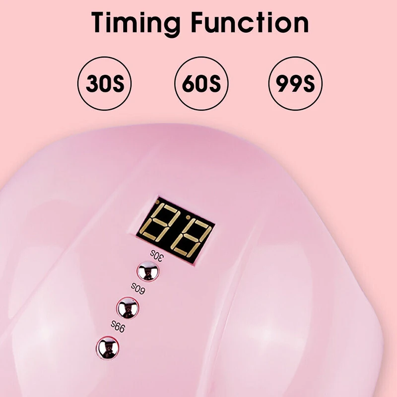F9 Nail Dryer LED Nail Lamp, UV Light for Nails Polish Gel Machine, Electric Manicure, Curing Nail Polish Gel, Nail Art Tools
