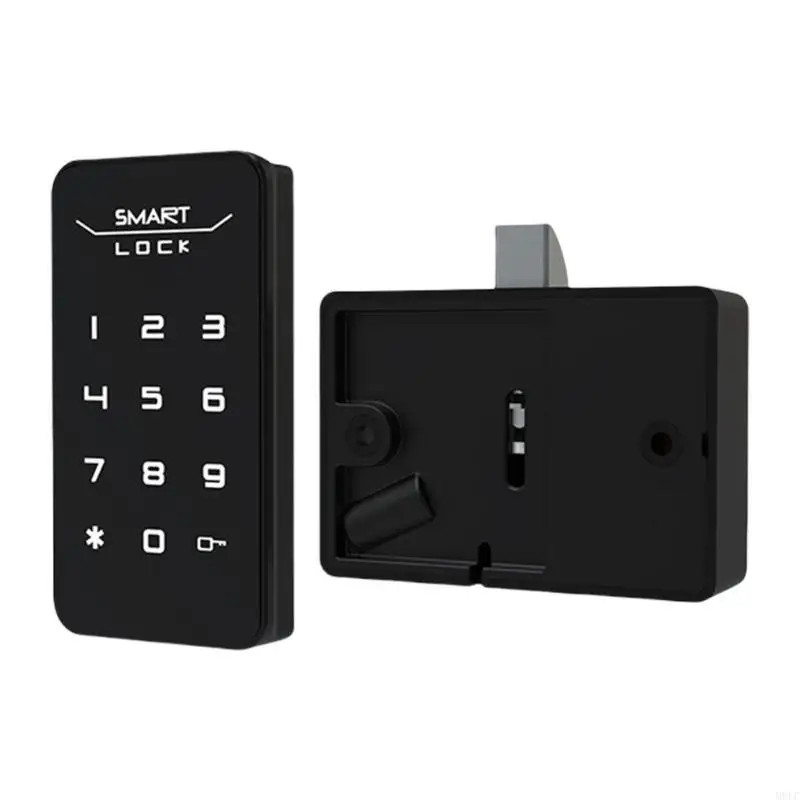 

MOLC Practical Furniture Lock Fingerprint Cabinet Lock With Automatic Locking and Emergency Morses Code Unlocks
