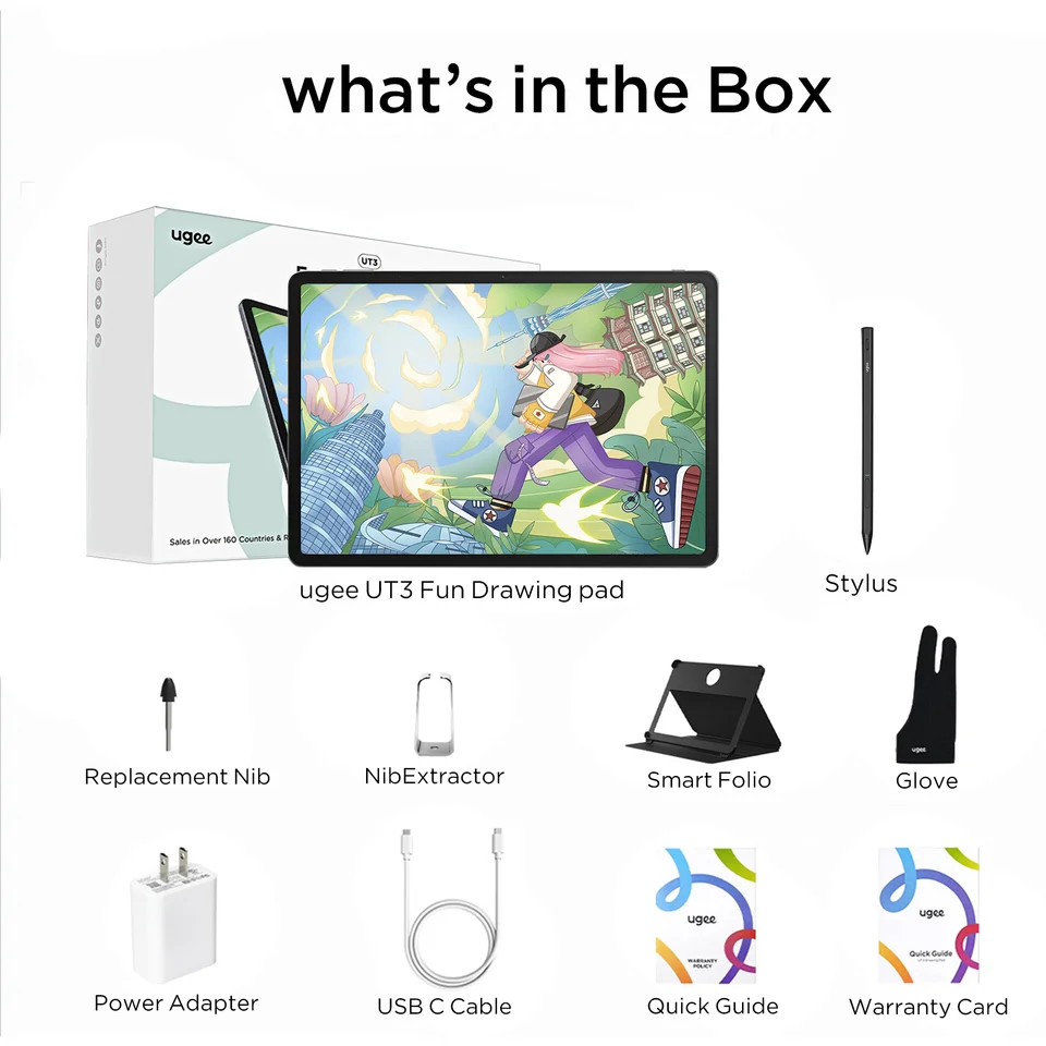 UGEE UT3 Fun Drawing Pad 14.25 inch 2400*1600 Resolution Android