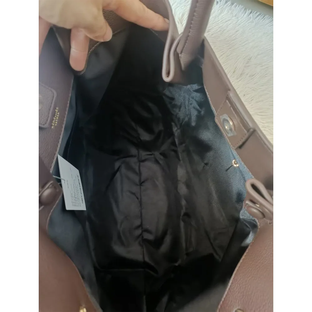 2025 جديد الجلد المدبوغ الصوف الجناح حقيبة متعددة الاستخدامات عادية وراقية حقيبة نيويورك سعة كبيرة حمل يده كتف واحد Crossbody #5