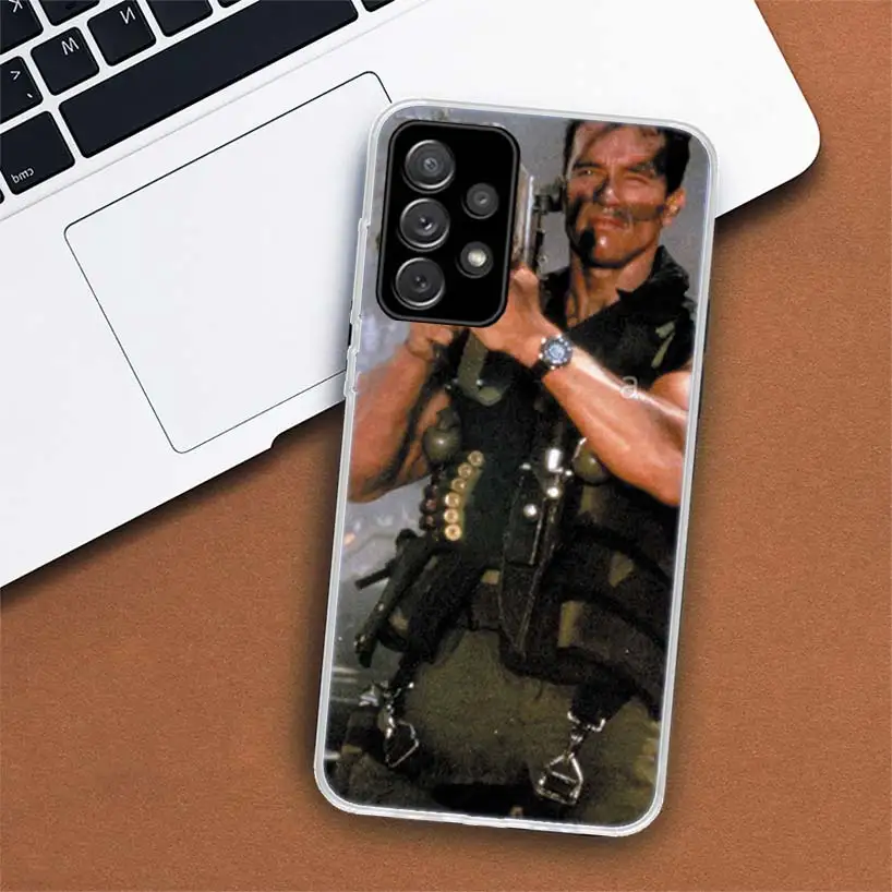 Custodia per telefono Terminator Schwarzenegger per Samsung Galaxy A55 A54 A53 A52 A15 A14 A13 A12 A35 A34 A33 A32 A25 A24 A23 A22 A