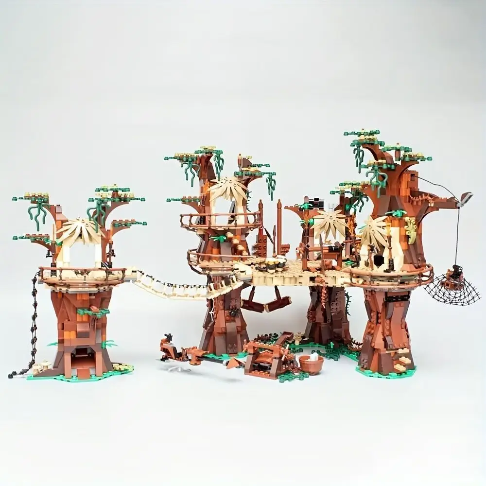 Günstigste Moc Village Bricks Bausteine Kompatibel 1990 Teile Space Ucs Film Ausstellungsmodell Geburtstagsgeschenke für Erwachsene Spielzeug