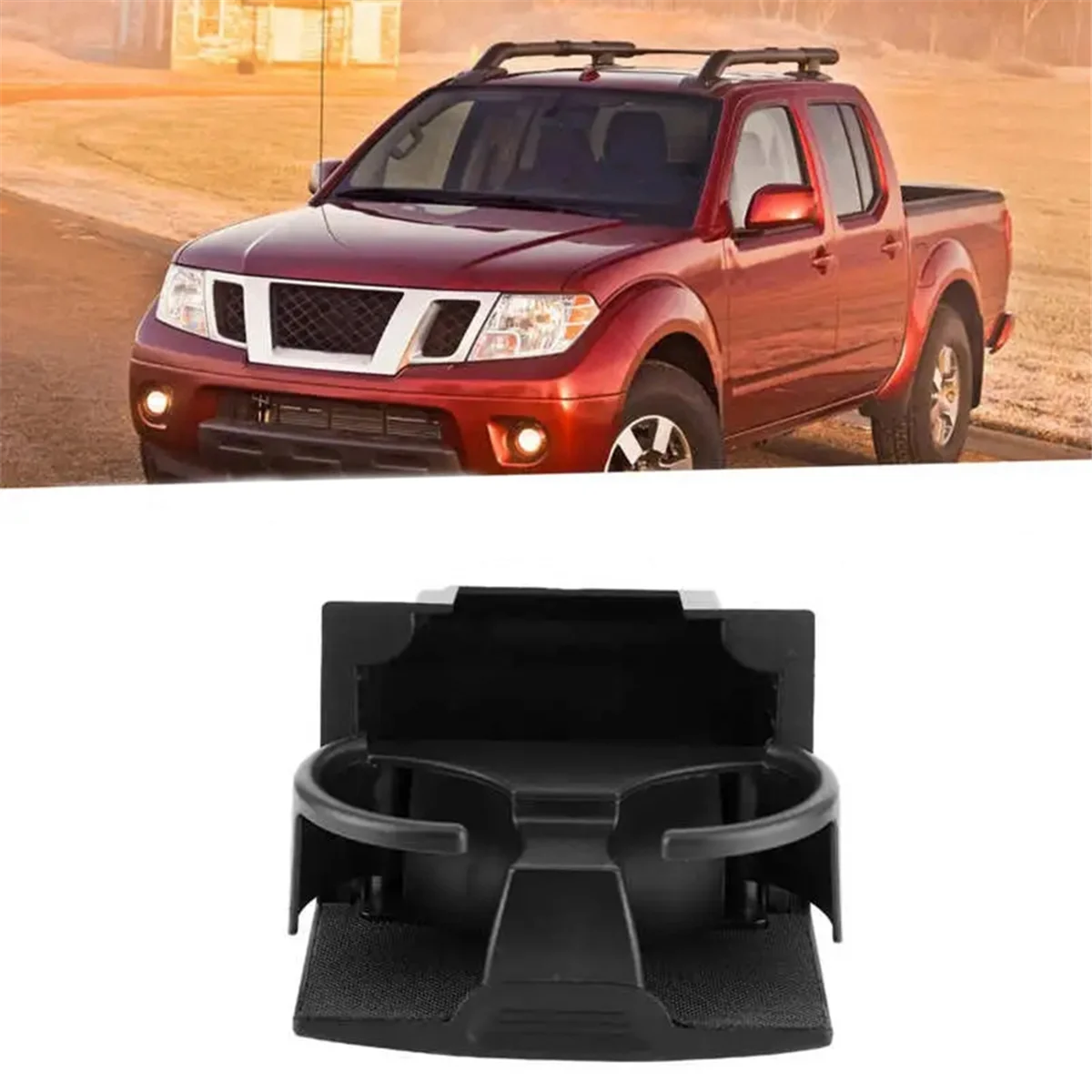 

Car Rear Seat Center Console Cup Holder for Nissan Frontier Pathfinder Xterra Water Cup Holder 96965-ZS00A 96965-ZP00D