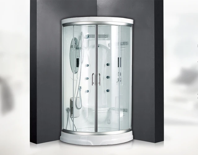 

90Cm integral bathroom Steam shower room Acrylic glass door Wet steam sauna room Separate bathroom