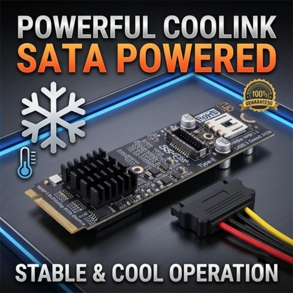 

Карта расширения M2 PCIE NVME с интерфейсом TYPE E, высокоскоростная 20 Гбит/с, M2 M Key PCIe в USB3.2, для настольных ПК