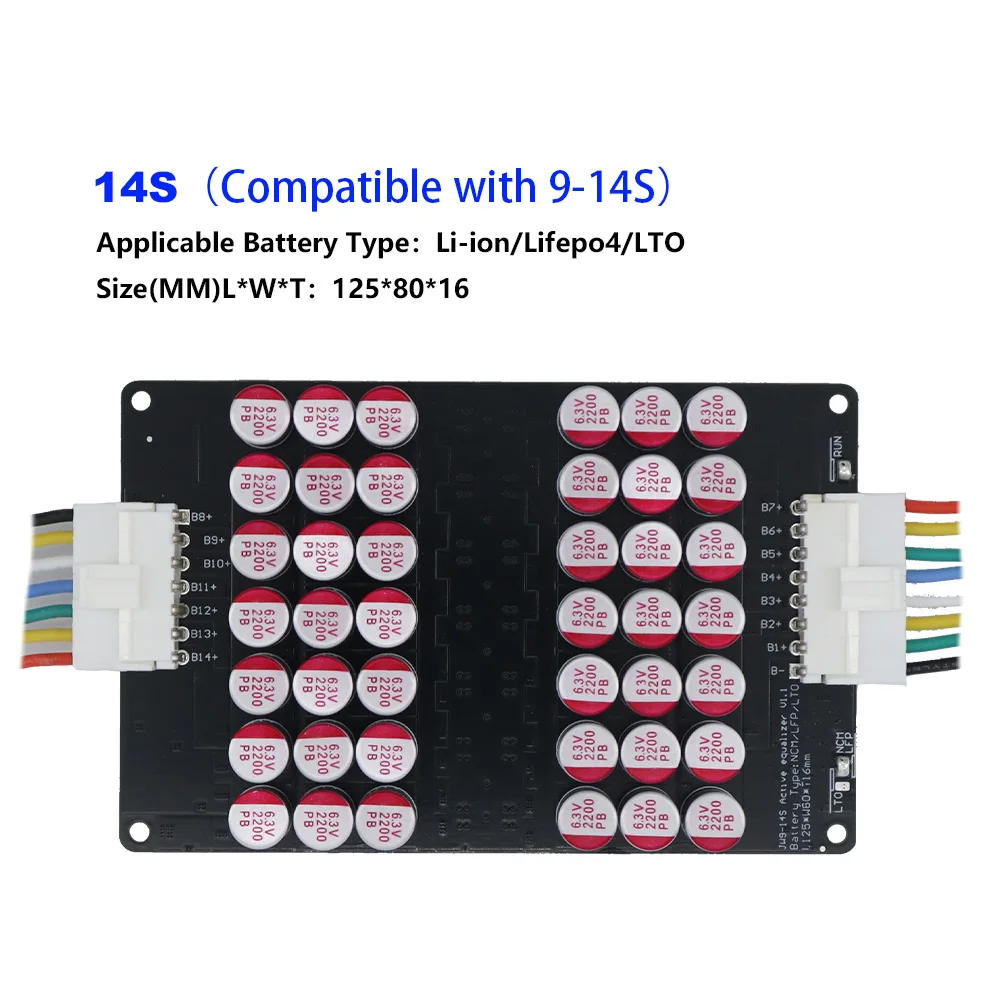 GIANTKEY Capacitor Balancer Li-Ion lifepo4 18650 battery 2S 4S 5S 6S 7S 8S 9S 10S11S 12S 13S 14S 15S 16S 17S 18S 19S 20S 21S BMS