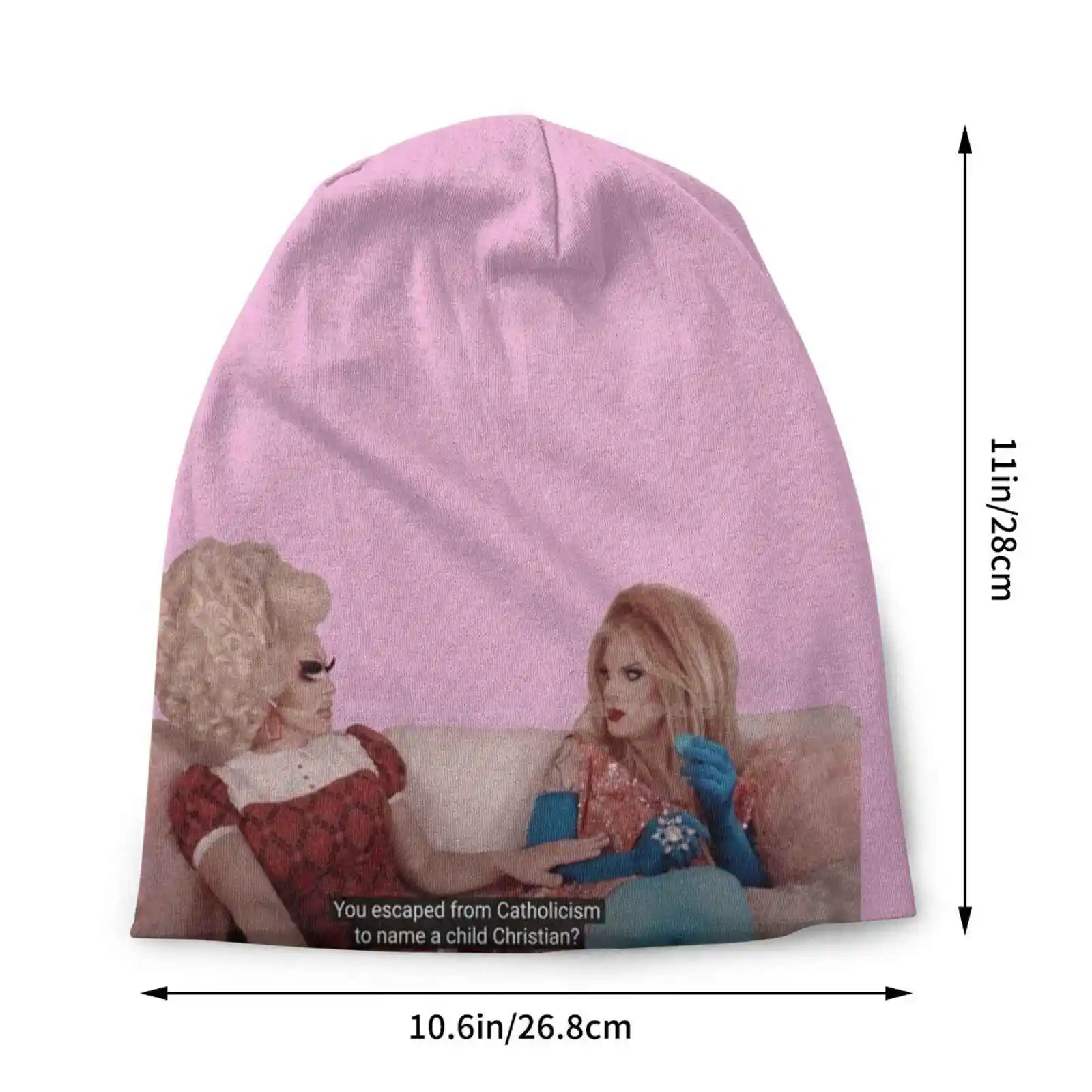 Escaped From Catholicism Knitted Hat Warm Beanie Outdoor Caps Trixie Mattel Trixie And Katya Unhhhh Rupaul S Drag Race Katya