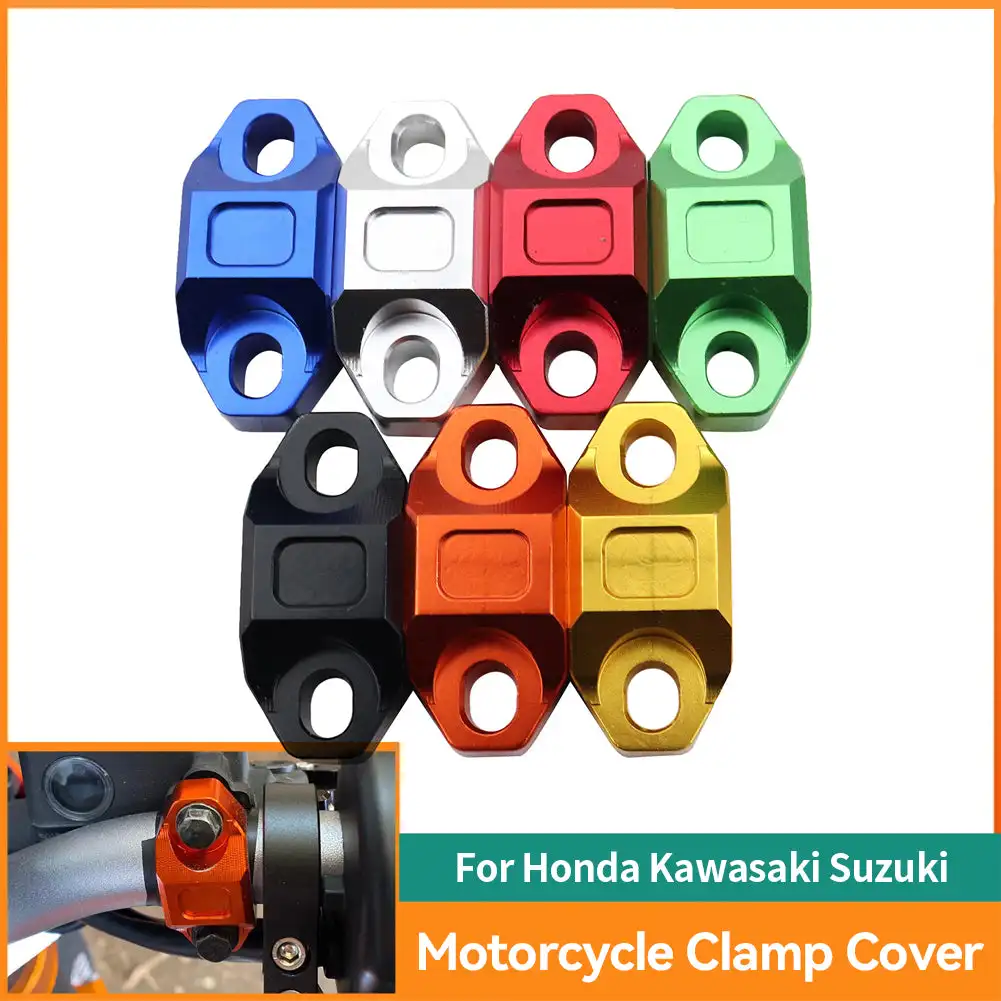 CNC Motorcycle Clutch Brake Master Cylinder Handlebar Bar Cover Clamp Cover For Honda Kawasaki Suzuki ATV Dirt Bikes Parts