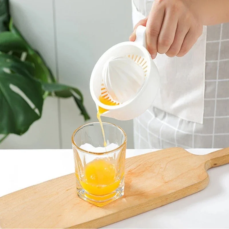 Plastic Handmatige Sinaasappelpers Keuken Oranje Citroenpers Draagbare Citruspers Multifunctionele Fruitpers Keukenaccessoires