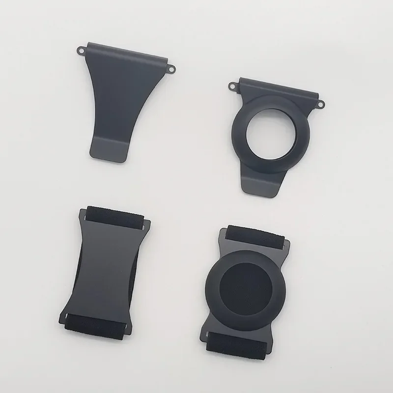 

metal credit card back clipper accessories card holder clips tray ID wallet button for air tag rfid case cash wallet bag