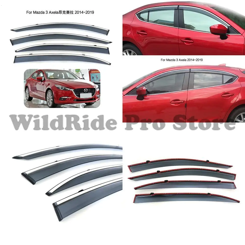 

1 set Mazda 3 Axela 2014-2019 Rain Guard Window Deflector
