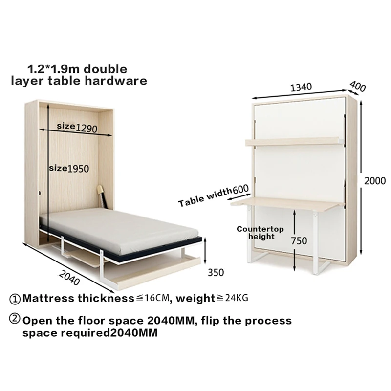 Rama rzędowa Rama łóżka Zagęszczona litego drewna 1.8m Deska do łóżka Składana rama łóżka Tatami 1.5 Dragon Frame Stalowa rama Personalizacja