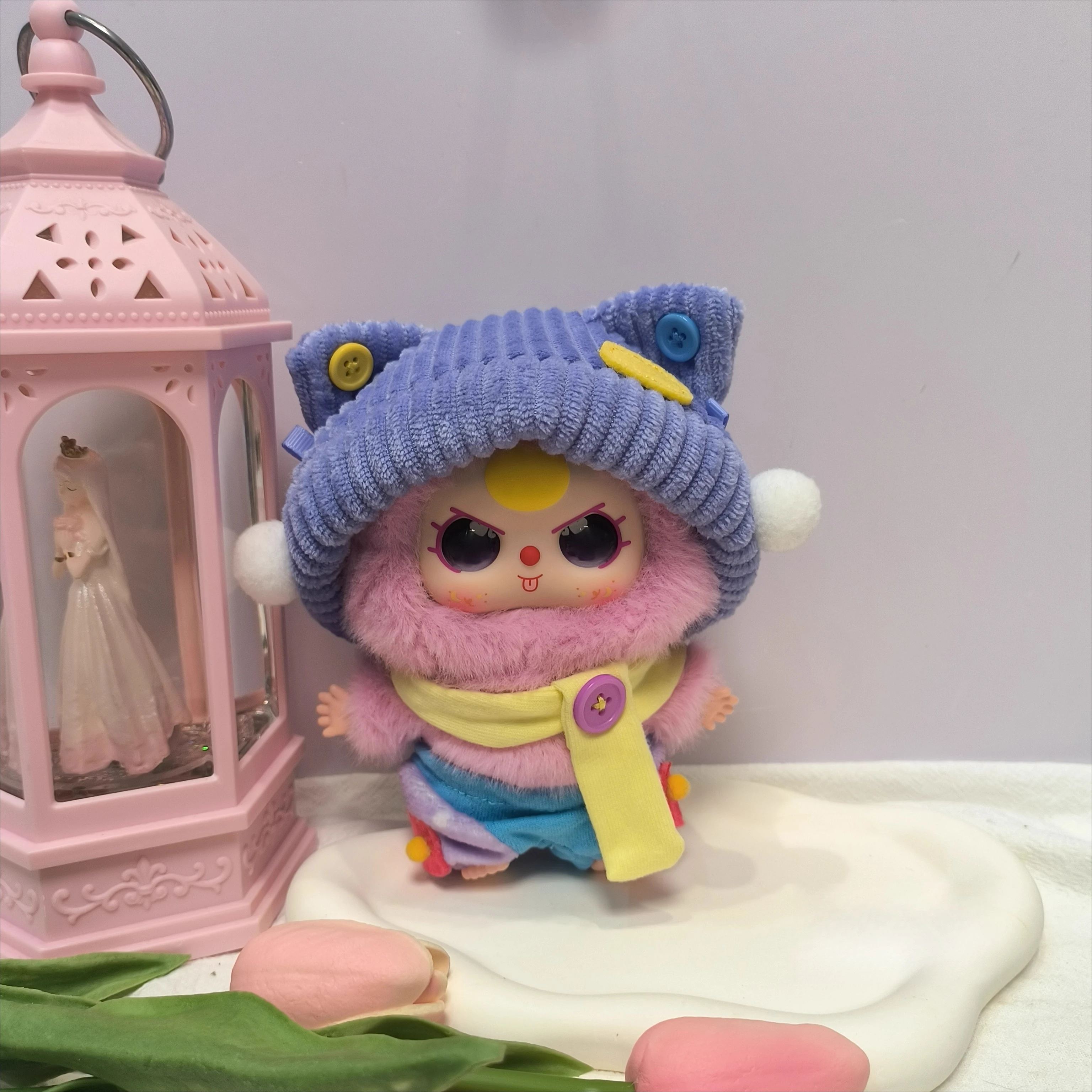 طفل ثلاثة الحلم الحلو 100% صندوق أعمى لطيف دمية أنيمي الشكل صندوق الغموض مفاجأة حقيبة أفخم قلادة الفينيل الوجه لعبة المفاتيح هدية #4