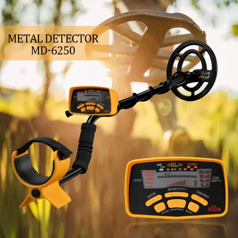 Portable Treasure Hunter Detector MD-6250 Metal Detector Underground Gold Detector Metal Long Distance For Treasures view 3