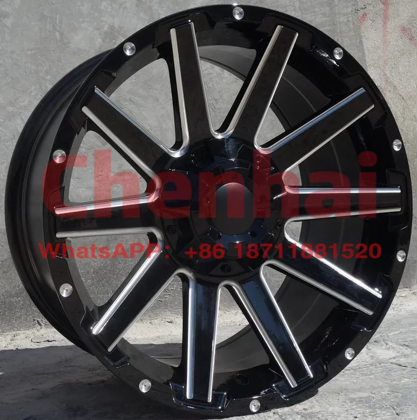 18 Inch 18x9.0 6x139.7 ET +12 Off-Road Wheel Hub Alloy Rims