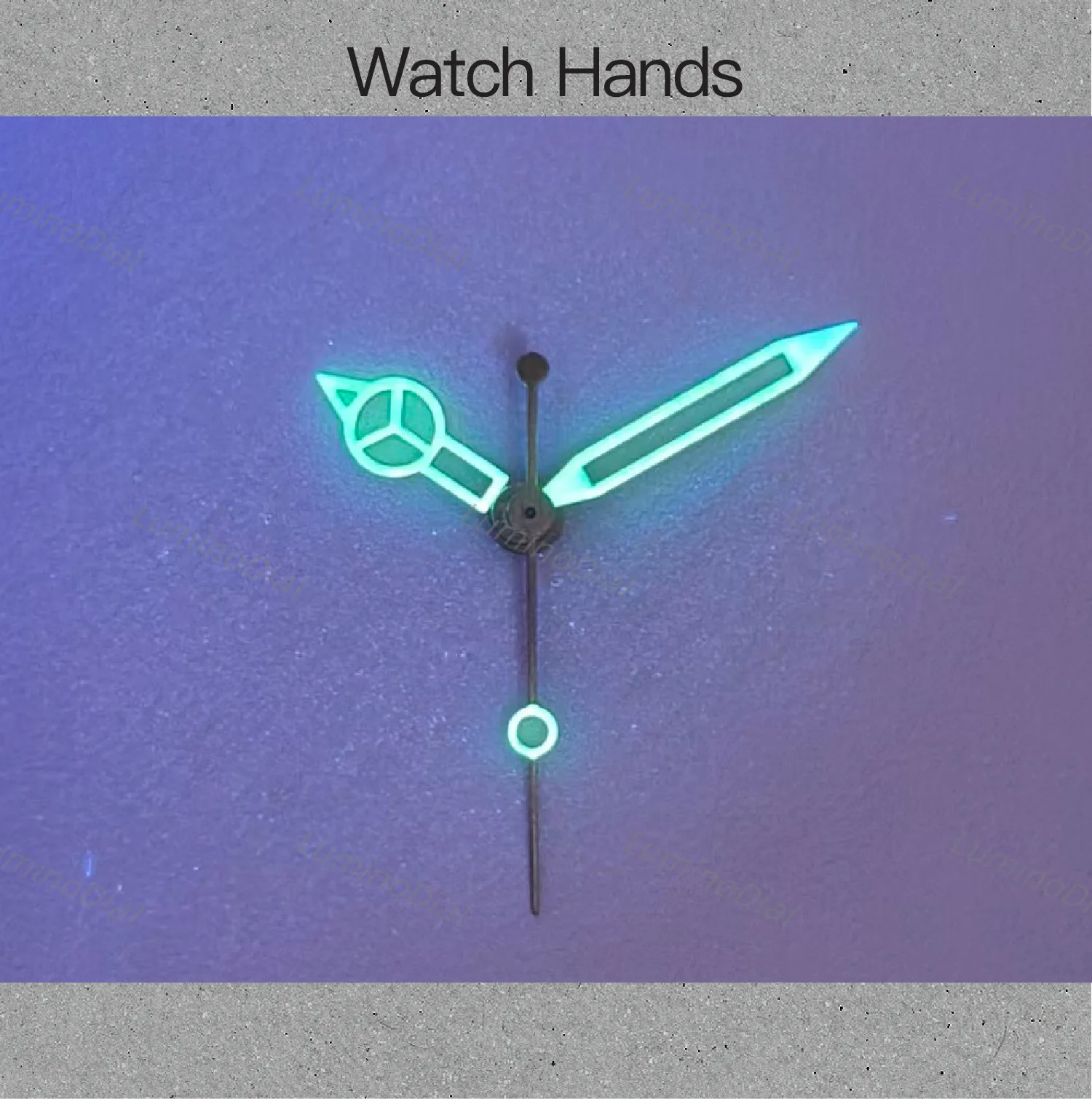 Luminous Watch Hands 8*12*12.5mm Silver Watch Accessories for NH35/36/2824/2836/8215/8205 and so on