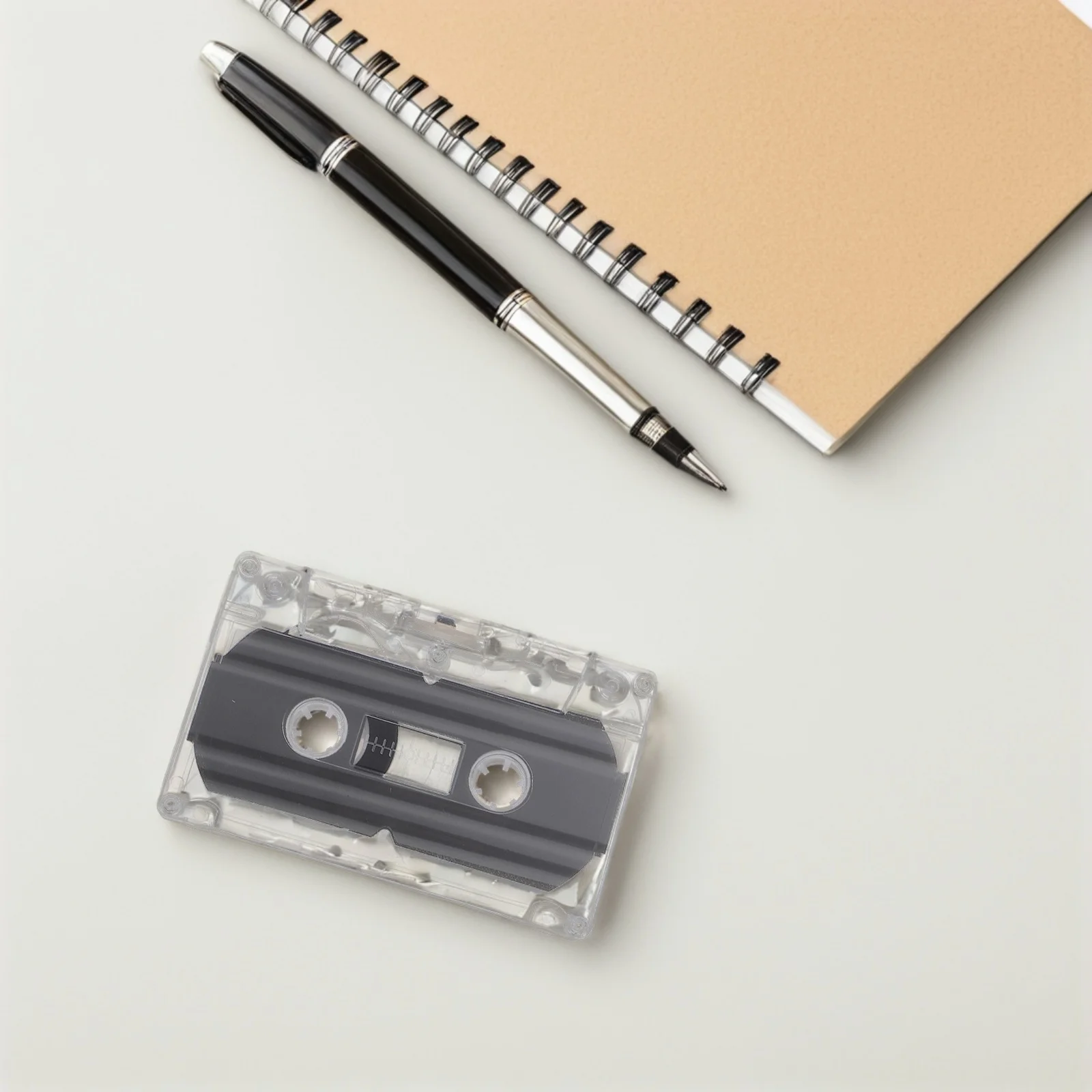 

6 Pcs Cassette Tapes 30 Minute Recordable Empty DIY Blank Cassette Tapes Transparent Hard Case Audio Recording