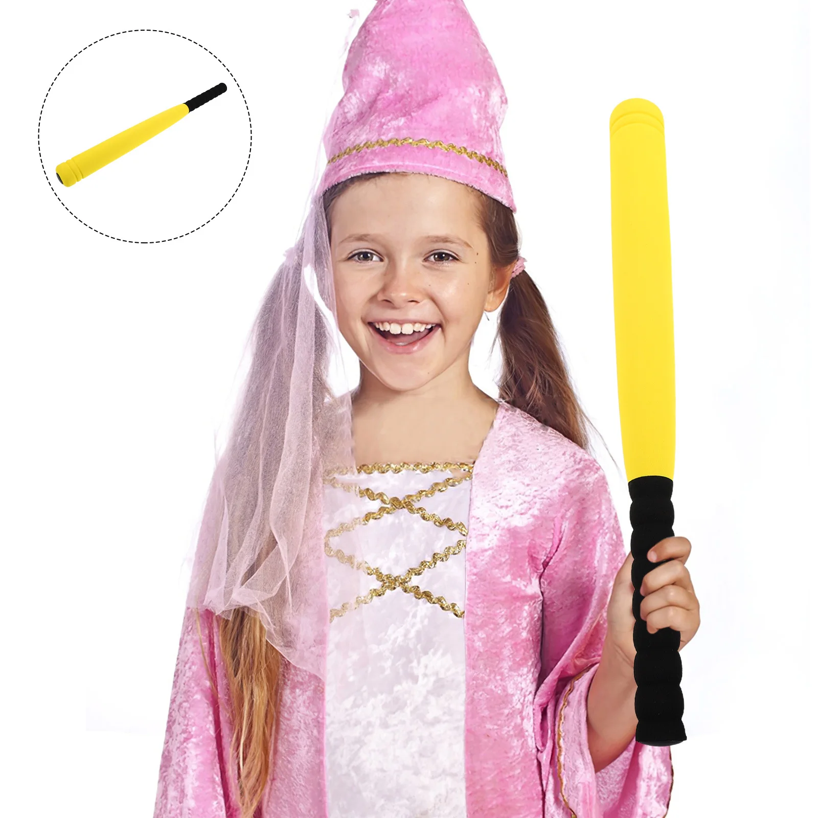 

Youth Baseball Training Set Childrens Kindergarten Softball Prop Foam Grip Coordination Growth Support