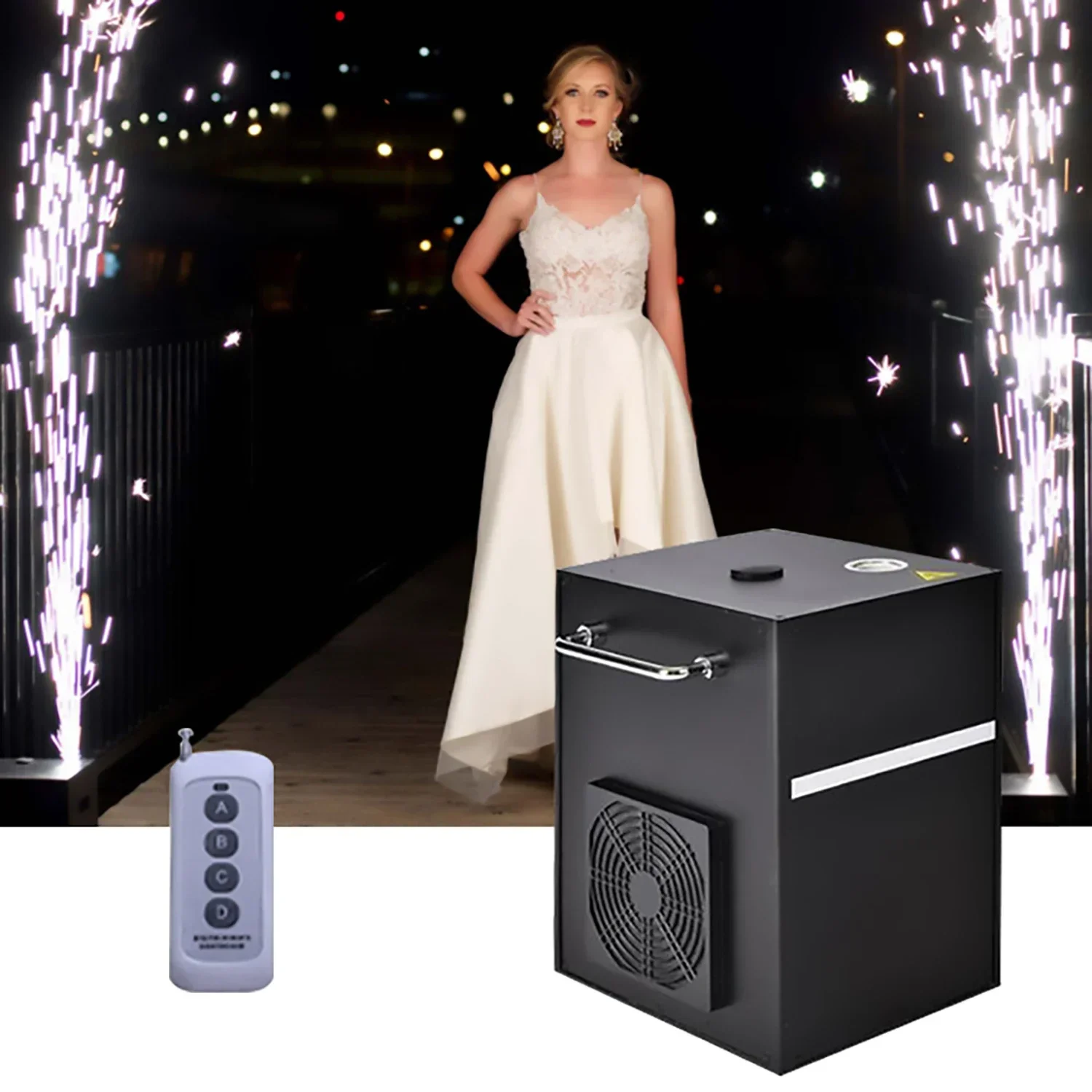 Wedding Digital Fireworks Sparkler Stage Fountain cold fireworks machine stage