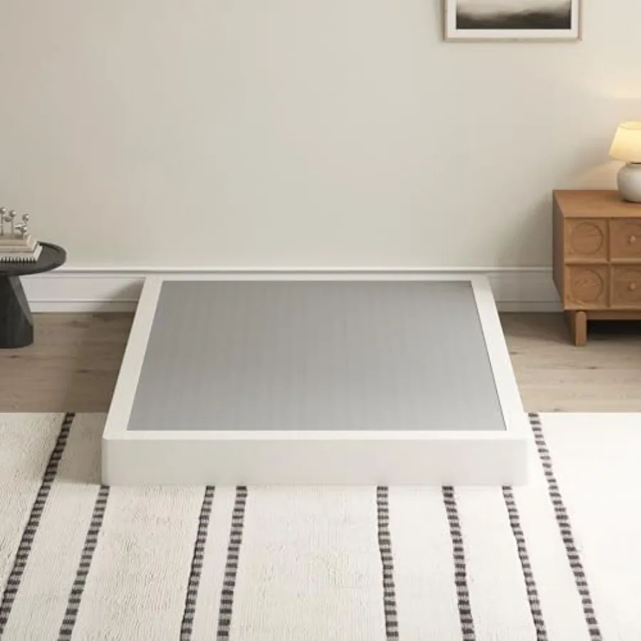 

Box Spring for Bed Bases - Heavy Duty Metal Mattress Foundation with Fabric Cover3000 lbs Capacity Low Profile Box Spring Only