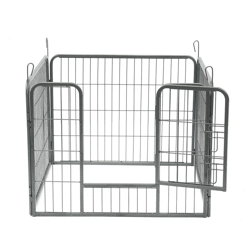 Outdoor Pet Toy Pen Indoor Pet Cage Metal 4 Panel Fence Dog