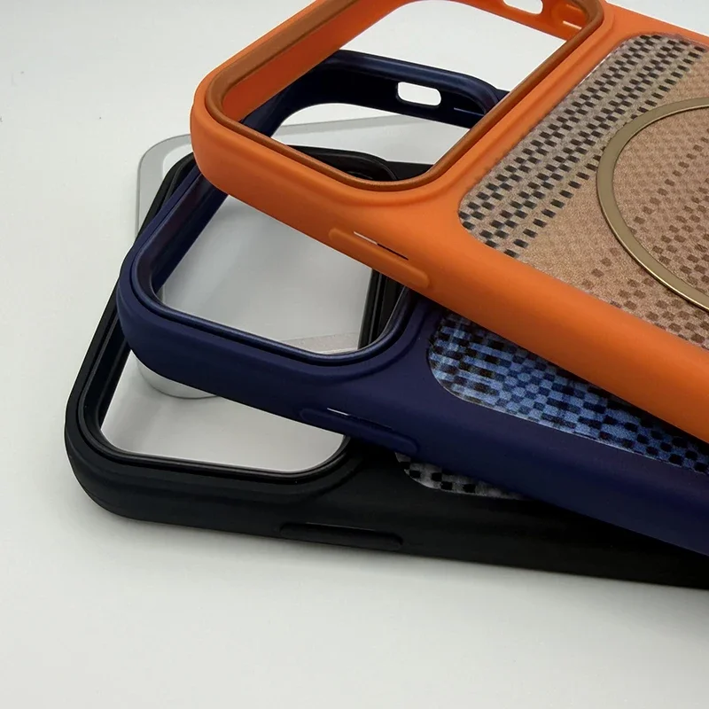 Etui z TPU o fakturze kevlaru dla iPhone XR, zmodyfikowane na 17 Pro, wygląd jak 17 Pro, odporna na wstrząsy osłona ochronna kompatybilna z MagSafe. — zdjęcie produktu 3