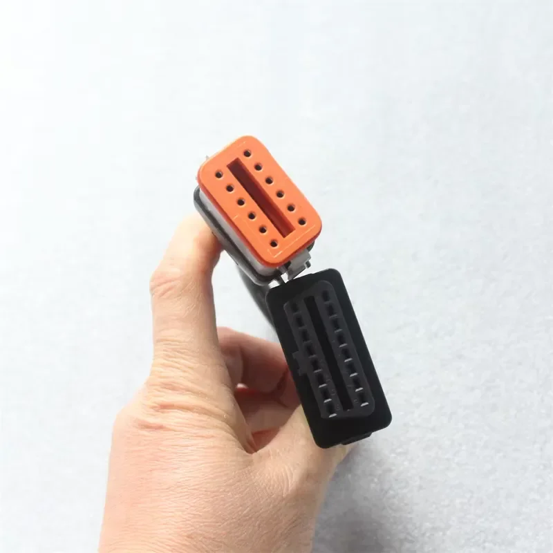 1PC for Cummins Inline6 Komatsu 12pin to OBD 16pin CABLE