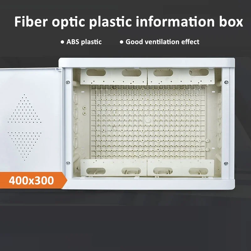 Household Large Size Multimedia Information Box Fiber-Optic Inlet Weak Current Distribution Box 400*300 for Home Networking