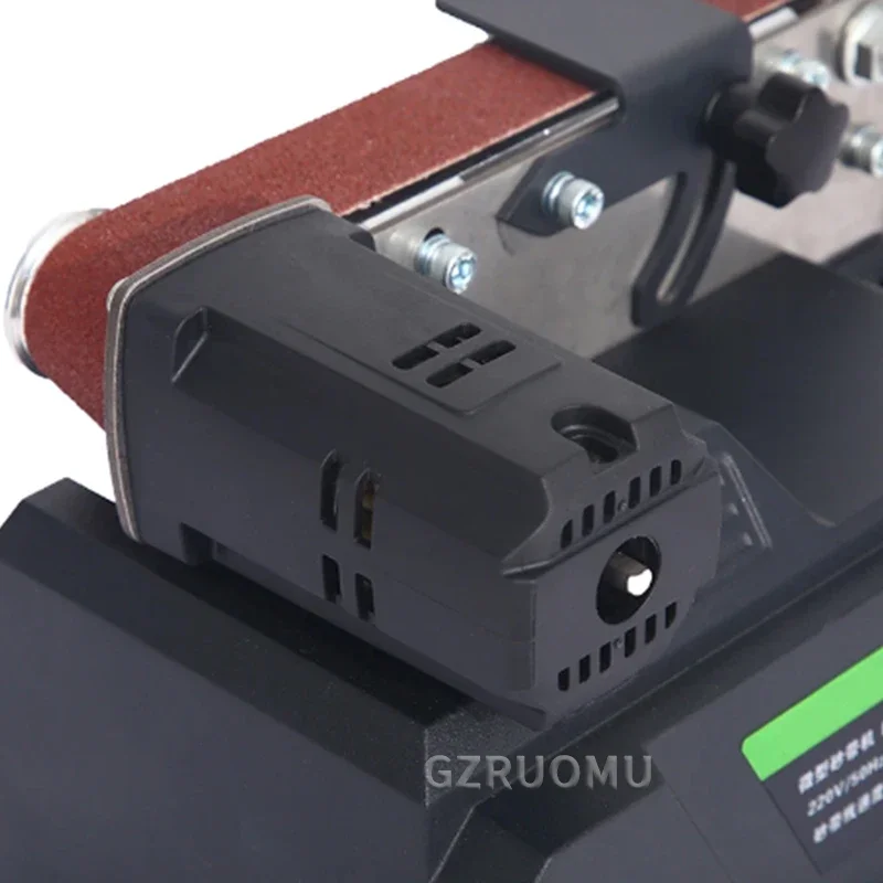 Mini Belt Sander Grinder Electric Belt Machine Multifunctional DIY Polishing Grinding Knife Sharpener Wood Edges Polishing