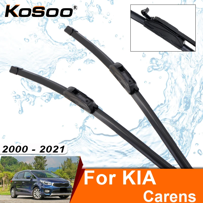 Щетка стеклоочистителя для KIA Carens MK2 4 RP 2000-2021, резиновая насадка для лобового стекла, аксессуар для переднего стеклоочистителя