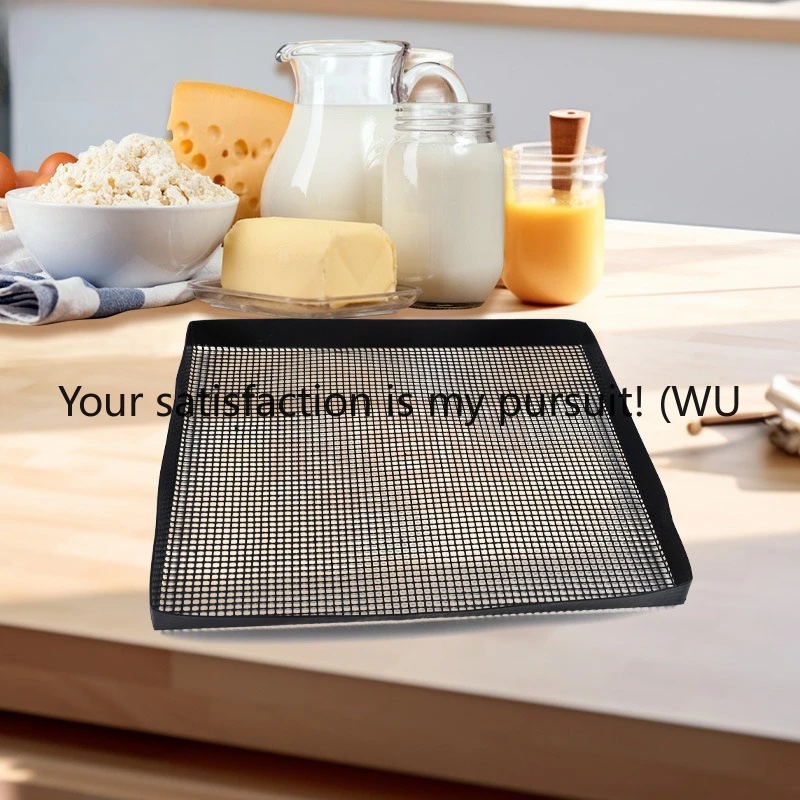 

Easy to clean non-stick baked bread heated pizza fries barbecue mesh basket