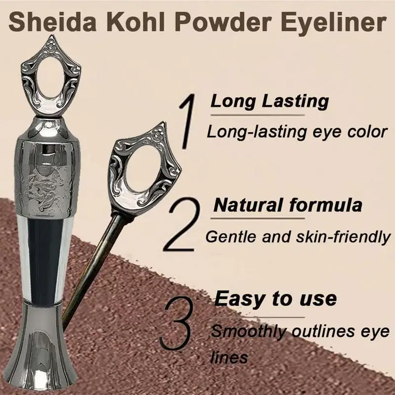 Natural Powder Eye Liner High Pigmented Eye Liner In Powder Eye Pencil Stick Surma Sada Original Mineral Special Surm