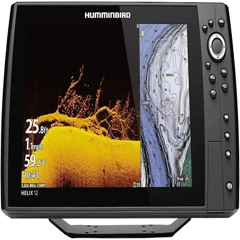

СОВЕРШЕННО НОВЫЙ Humminbird 411440-1CHO Helix 12 Chirp MEGA DI+ GPS G4N CHO