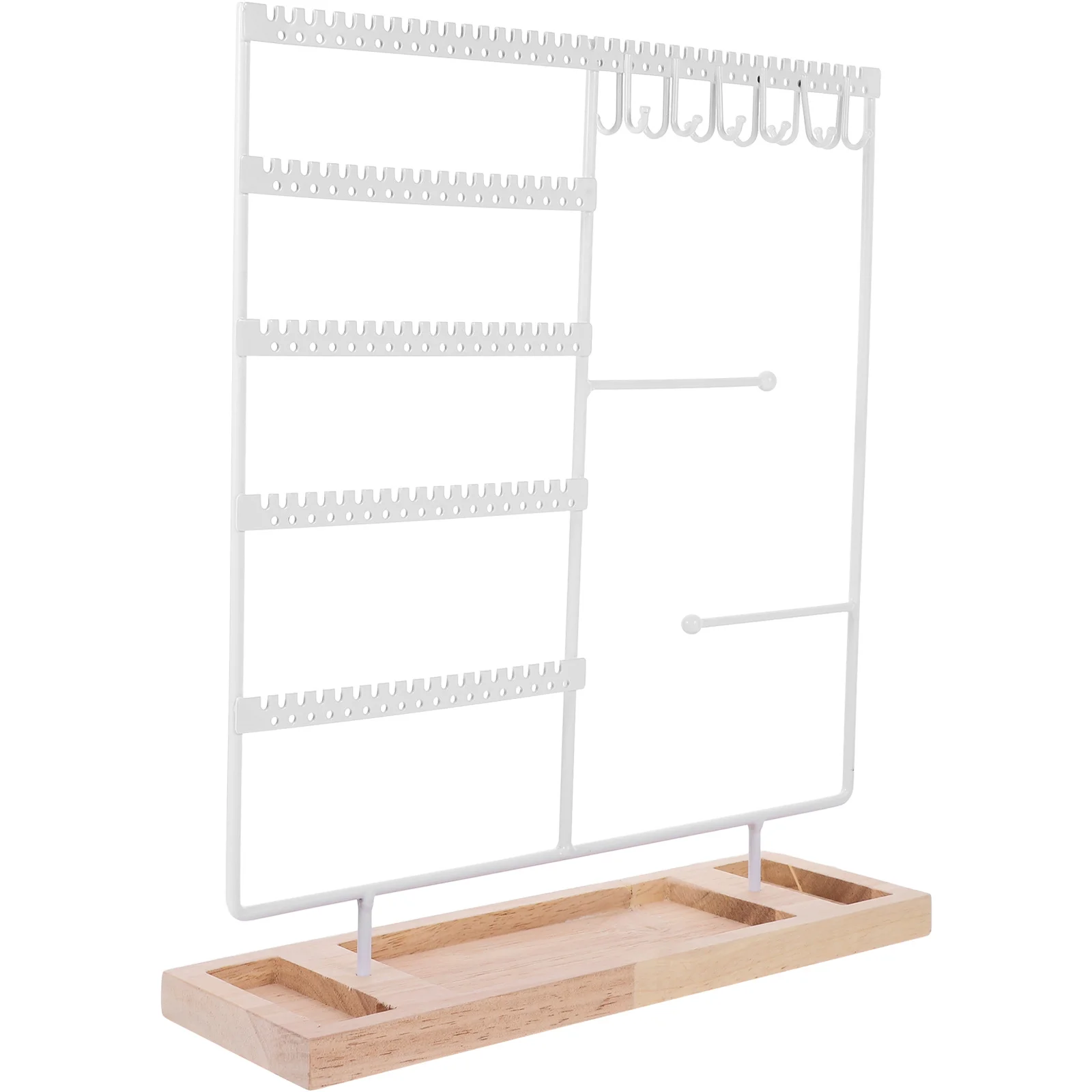 

Compact Jewelry Organizer Stand Lightweight Earring Display Rack Stable Base for Home and Store Use Earring Display Stand