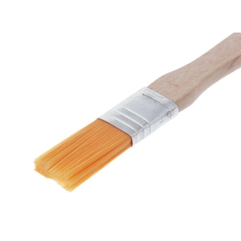 G92C 10PCS Tay cầm bằng gỗ Bàn chải Nylon Fristles Công cụ làm sạch Hàn để hàn thông lượng