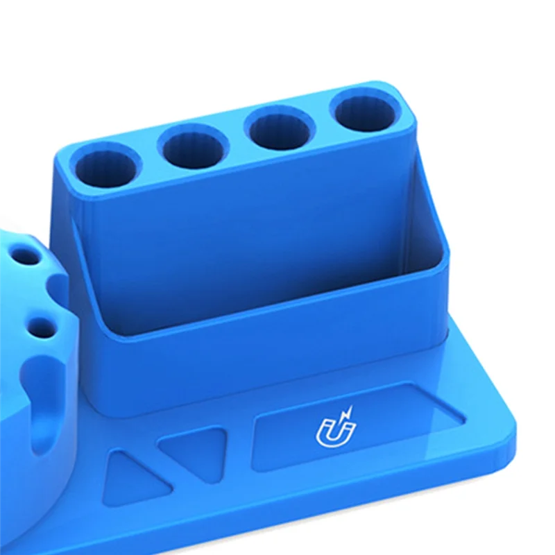 AF95 - Obrotowy stojak do przechowywania śrubokrętów do naprawy telefonów komórkowych, magnetyczny organizer na narzędzia, obrotowy o 360 stopni.