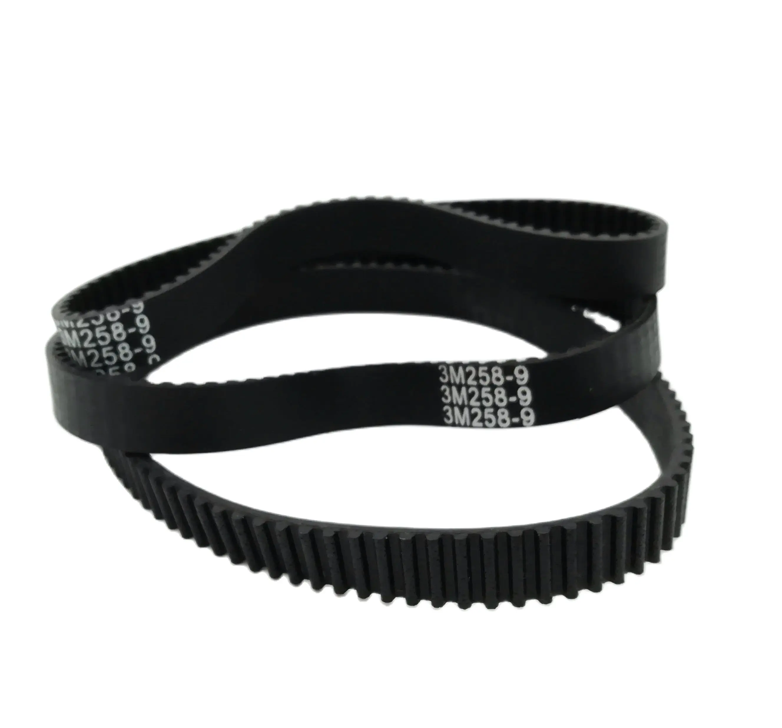 

HTD3M Timing Belt Endless 252mm 255mm 258mm 261mm 264mm Length 6mm and 9mm Width