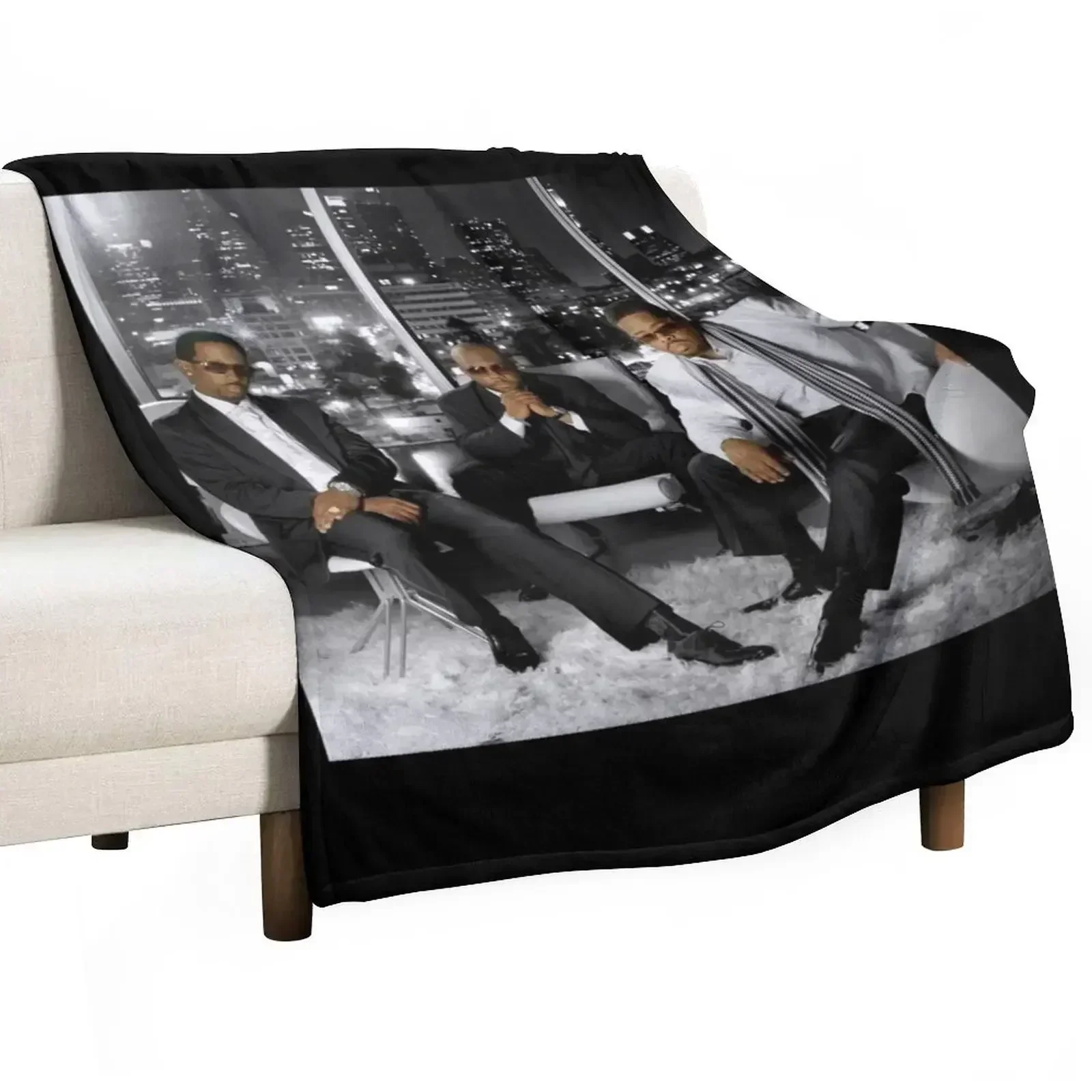 

Boyz II Men band Throw Blanket Warm Napping Blanket for Office Couch Bed