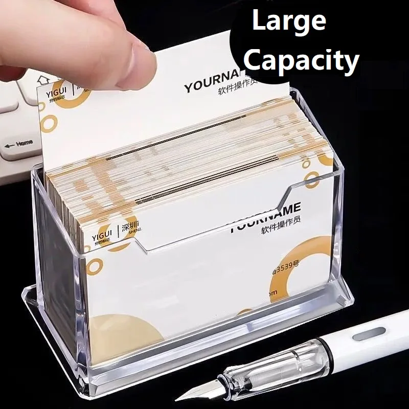 

Business Card Holder Display Card Stand Support Carte Desktop Business Display Stand Desktop Card Holder Acrylic Sign Holder