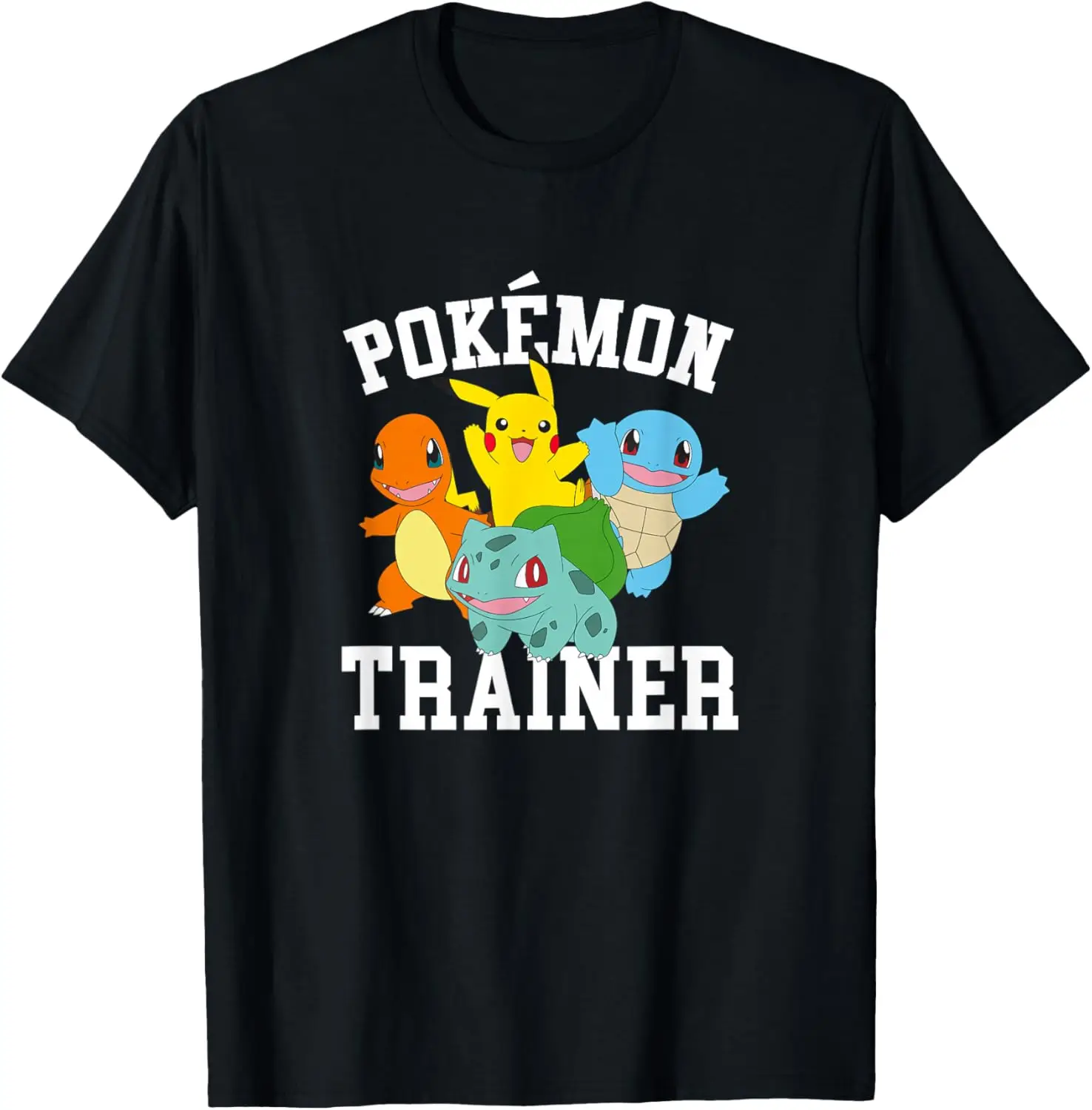 Pokémon Trainer Kanto Starters Vintage Portraits T-Shirt S-6XL
