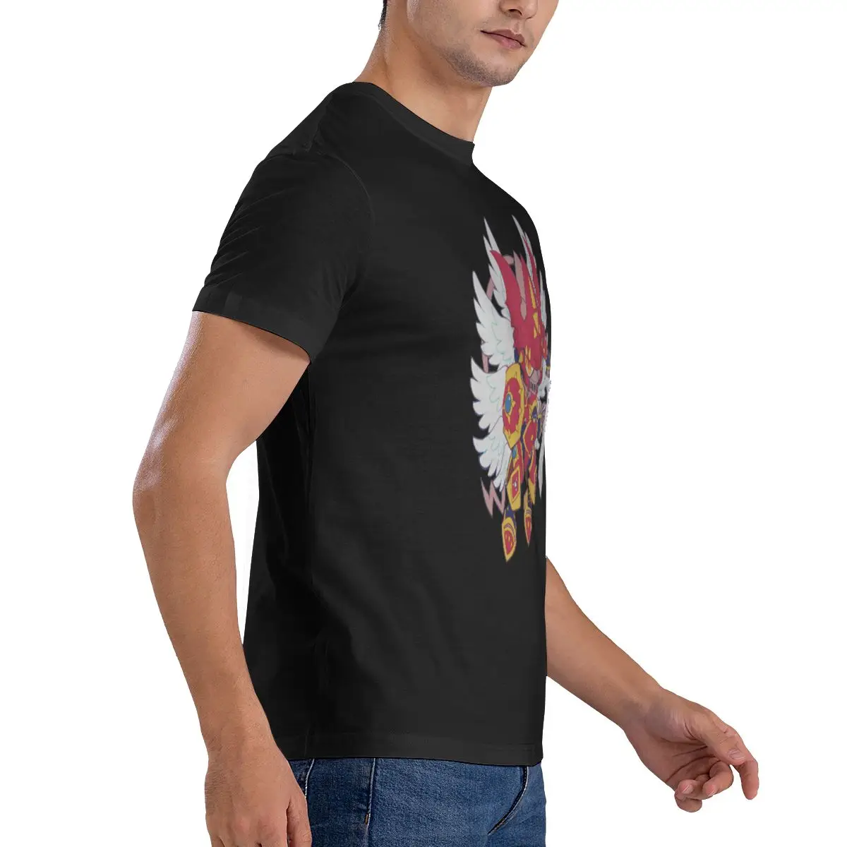 Digimon Men's Classic Unisex Cotton T-Shirt for Men & Women, Classic Tee