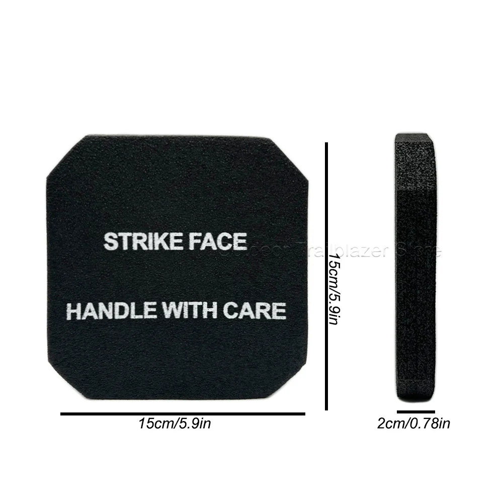 2PCS Tactical Vest EVA Side Plates Pad Dummy Plate 6x6in Airsoft Strike Face Body Armor Protect Side Plate Hunting Accessories