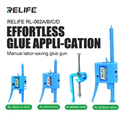 RELIFE RL-062D manuel tutkal tabancası için 5CC ~ 10CC damlalık iğne güçlendirici kaynak yağ yardımcı kuvvet aracı itme çubuğu kaynak yağ güçlendirici