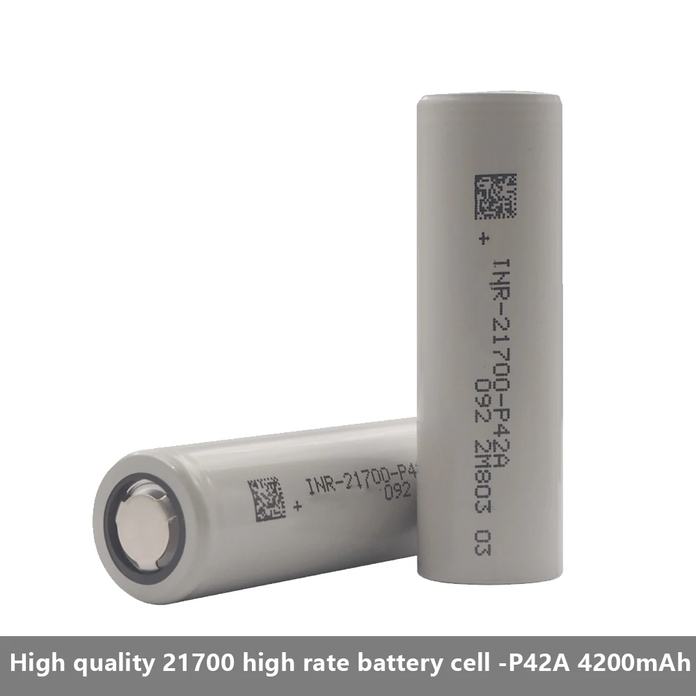 Oryginalny akumulator litowy 21700 P42A INR 21700 4200mAh baterie potężna moc ogniwo do zasilacze dronów