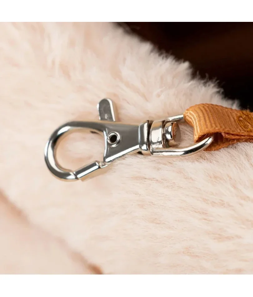 فروي الدافئة القط الناقل المحمولة حقيبة سفر للحيوانات الأليفة الفاخرة في الهواء الطلق حقيبة يد مقعد السيارة الشتاء عش مريح لنقل جرو هريرة #3