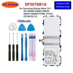 Brand New SP3676B1A 7000mAh Battery For Samsung Galaxy Note 10.1 GT-N8000 N8005 N8010 N8013 N8020 P7500 P7510 P5100 P5113 +Tools