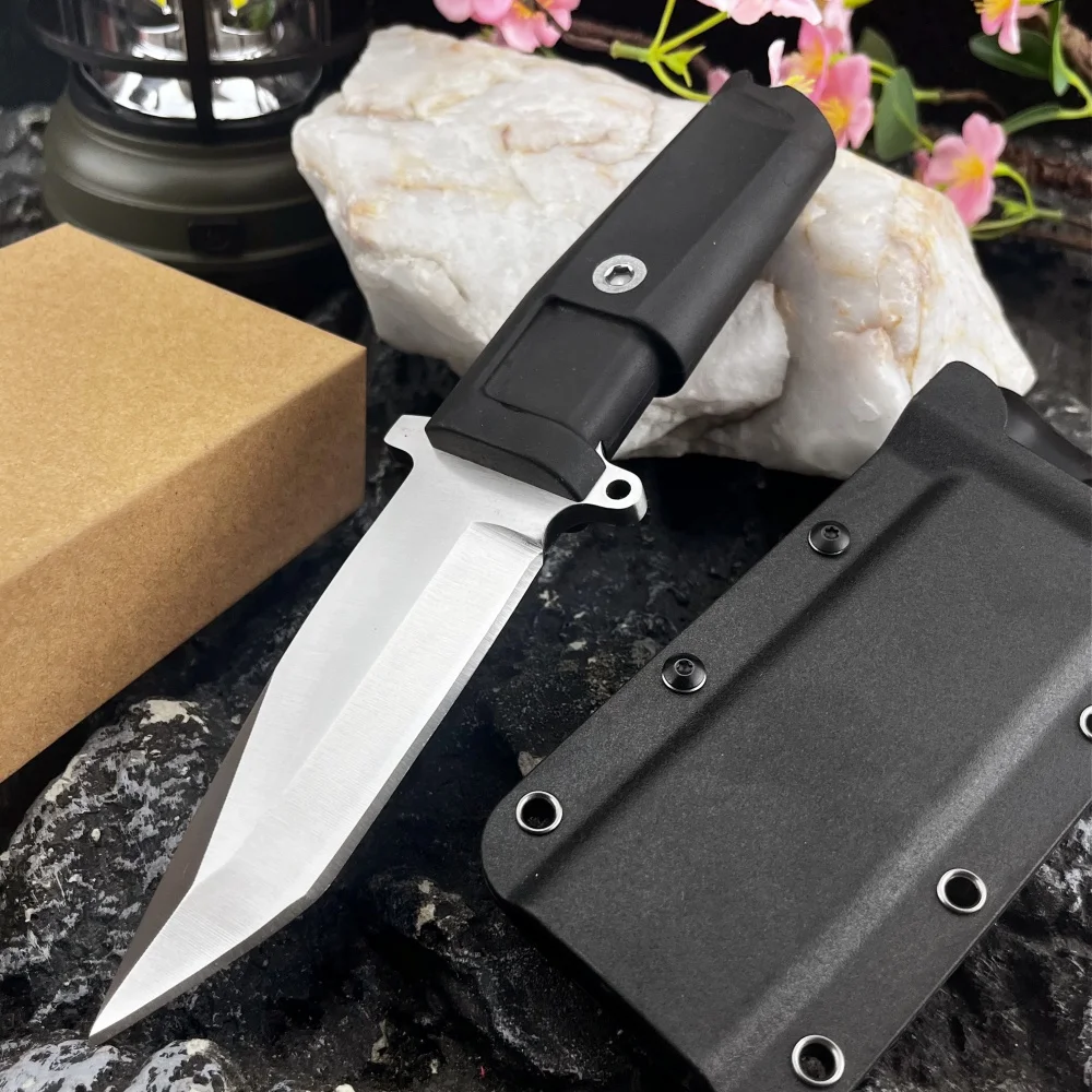 

Новый тактический нож с фиксированным клинком и ножнами, лезвие 5Cr13Mov, EDC, для выживания, портативный, для охоты и резки