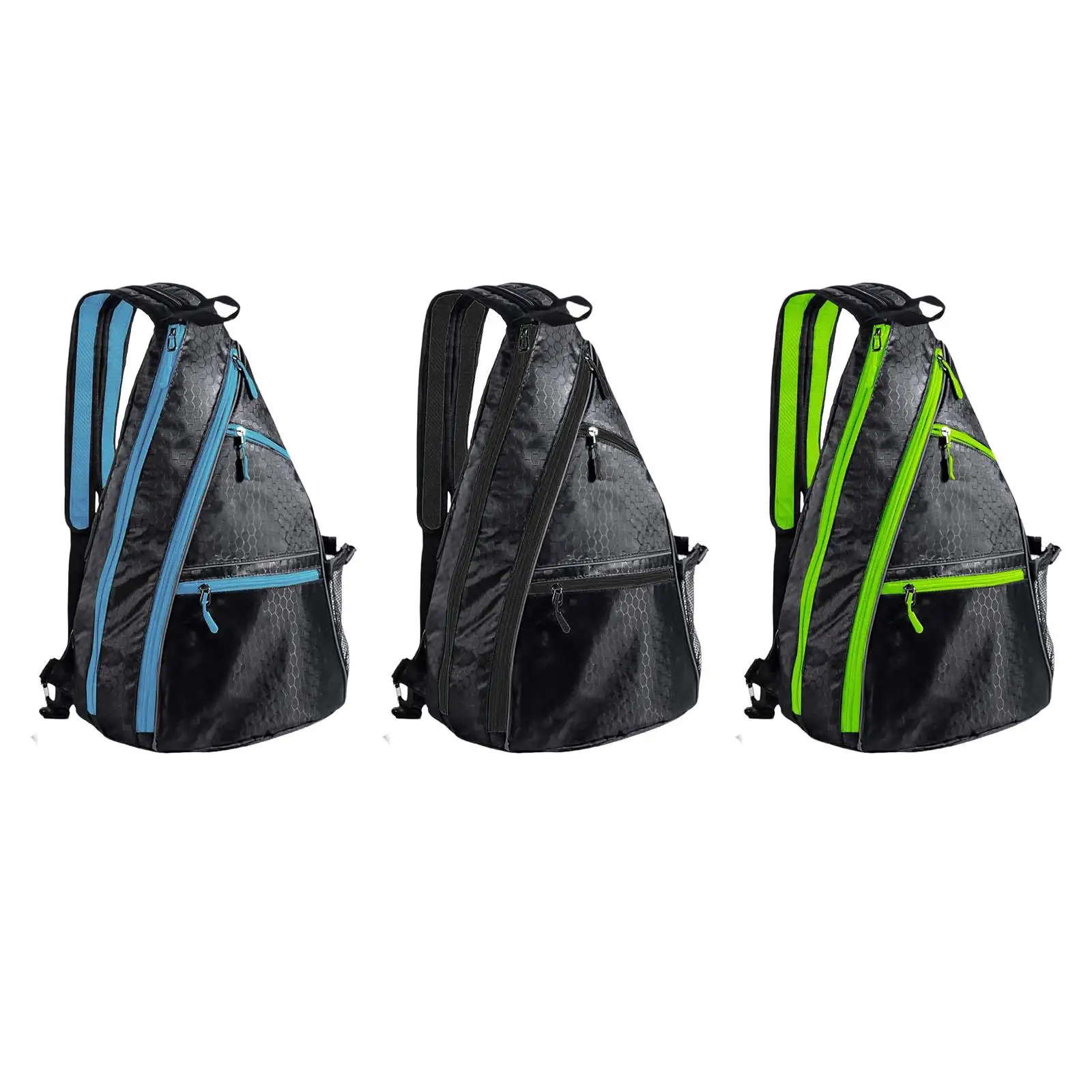 Pickleball Bag Multifunction Zipper Paddle Case Equipment Bag Holder Shoulder Bag for Tennis Travel Outdoor Men Racketball