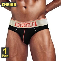 CMENIN Sexy Mens Underwear Briefs Pouch Cuecas Man Cotton Bikini Sissy Panties Breathable Underpants Male Gays Slip Men's Briefs