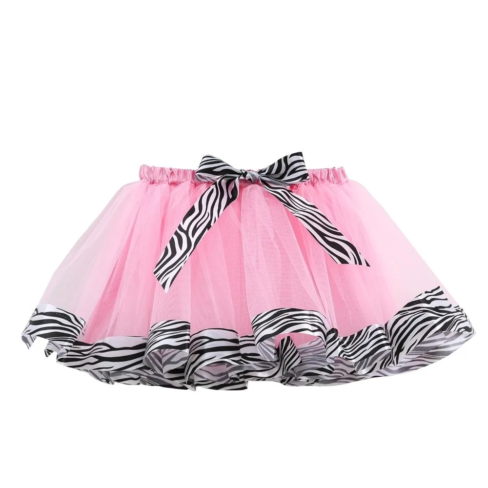 Fluffy Tulle Girls Tutu Skirts Star Sequins Mesh Princess Skirt Ball Gown Elastic Waist Ballet Dance Skirt Christmas Costume
